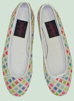 Multi Light Trellis Ballet Flat