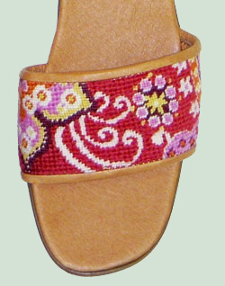 Red Whimsy Sandal