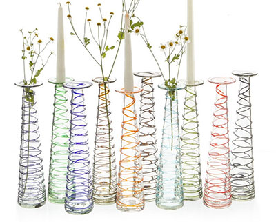 Glass Candlestick Threads